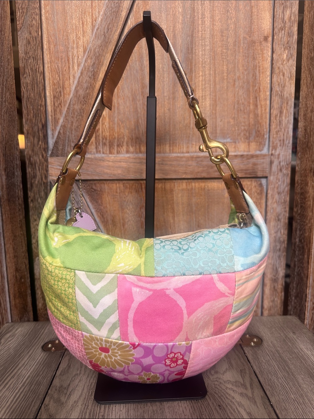 Coach Vintage Y2K Patchwork Shoulder Hobo RARE & Hard to Find! - Picture 4 of 16